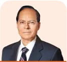 Portrait of Girish Chandra Chaturvedi, featured as a key individual in ICICI Bank's ESG Report, highlighting his role and contribution to the bank's governance and sustainability efforts.