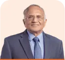 Portrait of Hari L. Mundra, featured in ICICI Bank's ESG Report, emphasizing his leadership and involvement in the bank's environmental, social, and governance strategies.